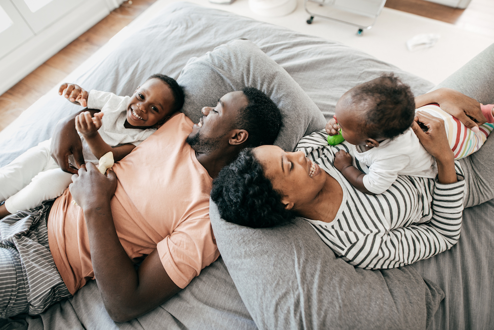 Parents and two kids