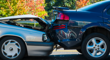 Accidente de dos vehículos